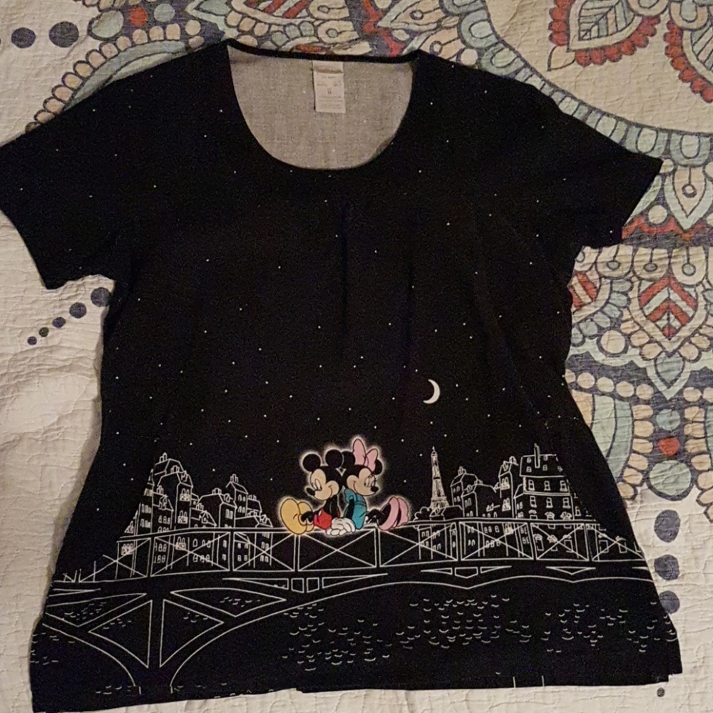 Disney scrub top
